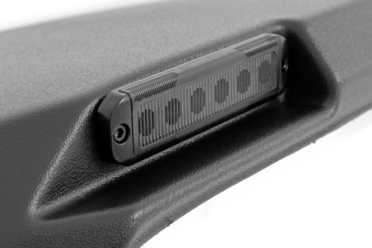 Jeep Wrangler Fender Flares - Front + Rear - Rough Country - High Clearance LED Flat - Black - '07-'18